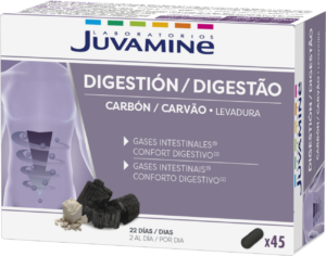 Digestión Carbón confort digestivo gases intestinales